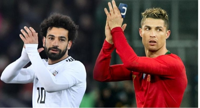 رونالدو… يفاوض محمد صلاح للإنضمام إلى فريقه